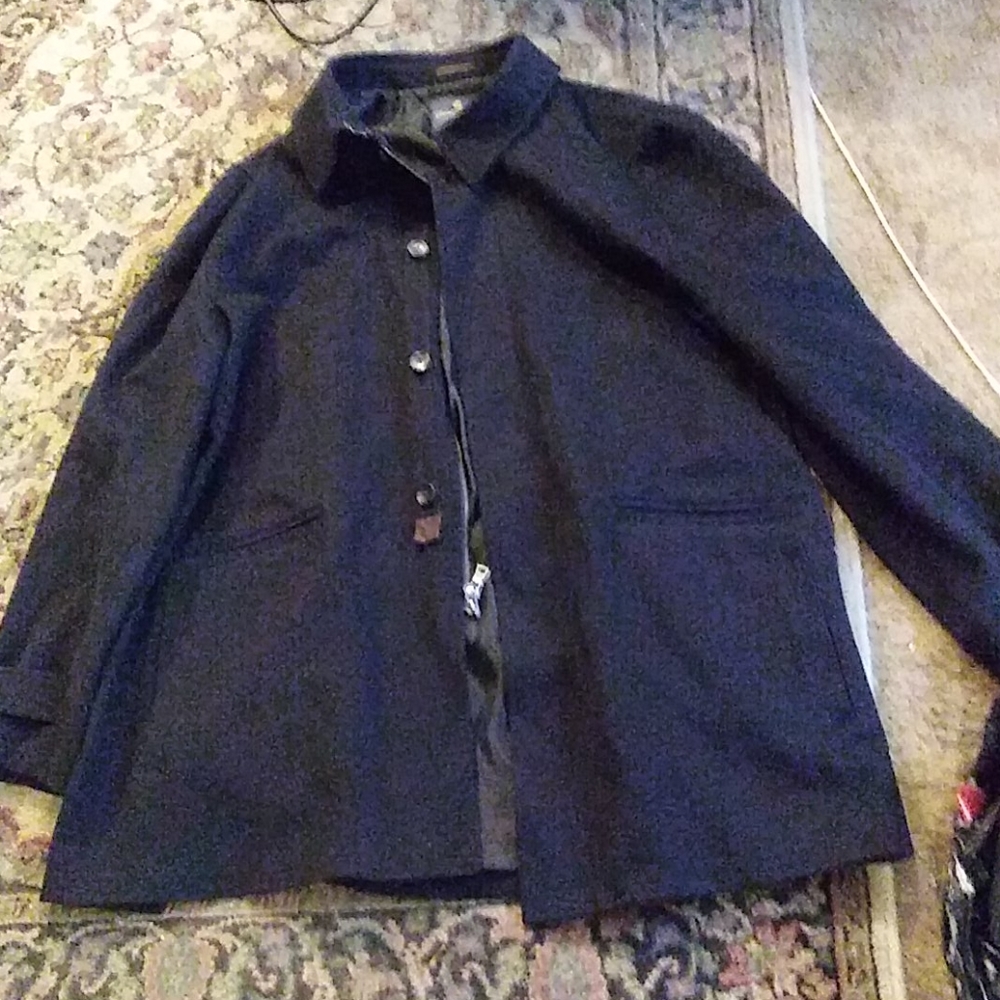 Brooks Brothers Dark Blue Navy Peacoat